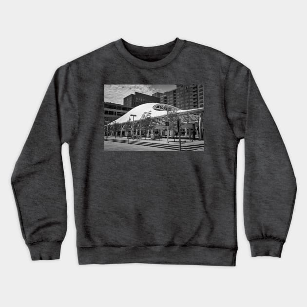 Denver Urban Transit Center Crewneck Sweatshirt by KirtTisdale